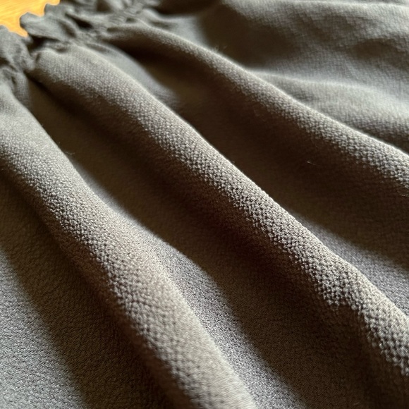 Ruffled Pirate Blouse, Gauze Bell Sleeve Top, Off Shoulder Shift - Picture 3 of 4